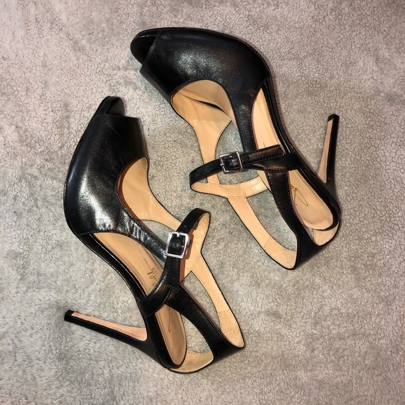 JOAN OLOFF Gigi Mary Jane High-Heel Sandals Sz 8.5 - Picture 7 of 12